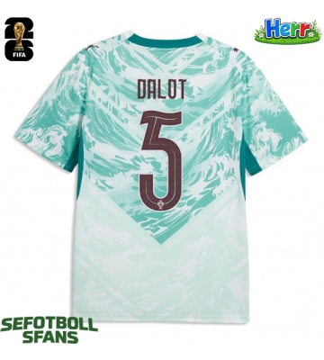 Portugal Diogo Dalot #5 Bortatröja VM 2026 Kortärmad
